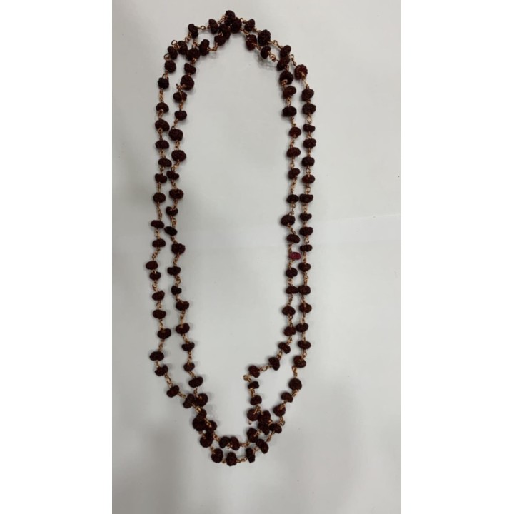 Satvik Small Rudraksha Mala, for Neck Wearing, Prayer, Rosary Japmala