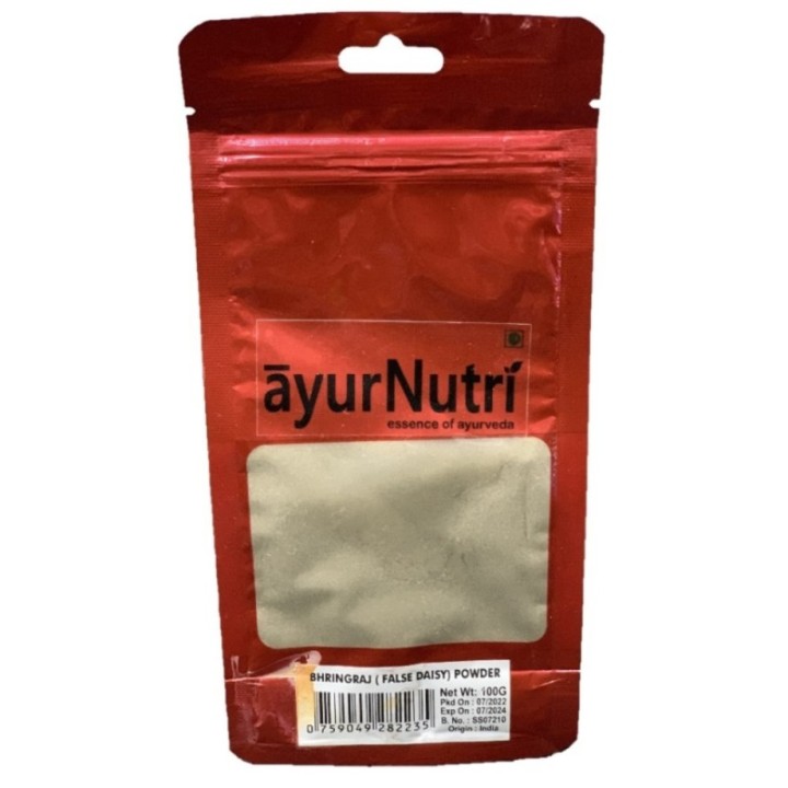 Ayurnutri Bhringraj Powder( Karisalankanni Churnam), Net Wt 100gm