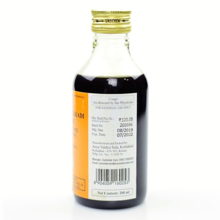 Kottakkal Ayurveda, Kottamchukkadi Tailam 200ml