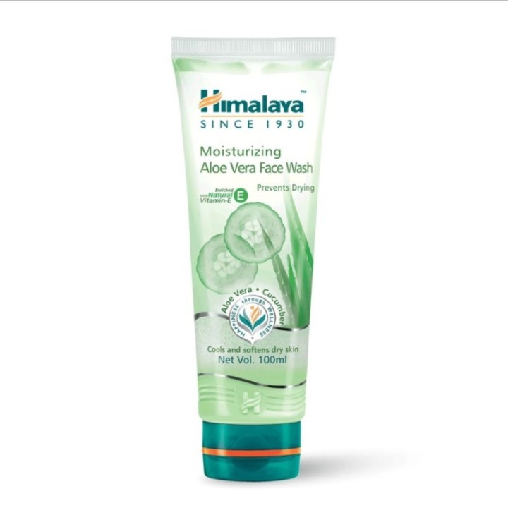 Himalaya Moisturizing Aloe Vera Face Wash - Enriched with Natural