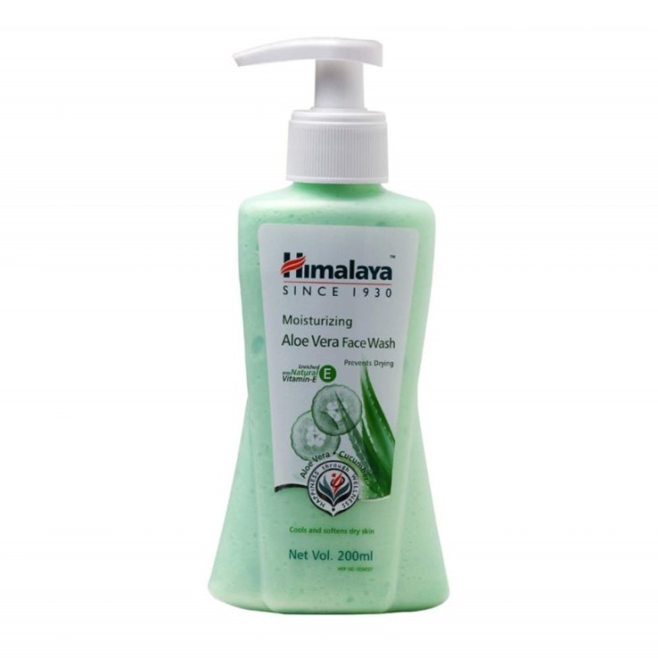 Himalaya Moisturizing Aloe Vera Face Wash - Enriched with Natural