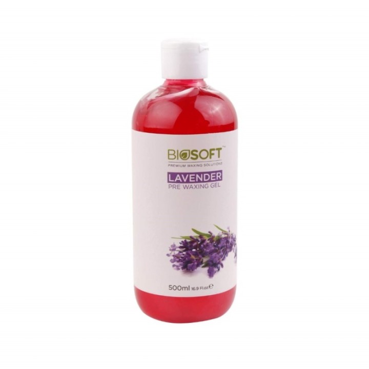 Biosoft Premium Waxing Solutions Lavender Pre Waxing Gel 500ml