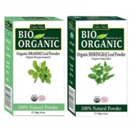 Indus Valley Bio Organic Combo Pack of Brahmi Powder & Bhringraj