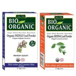 Indus Valley Bio Organic Combo Pack of Organic Indigo Leaf Powder