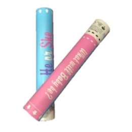 Kodayz Gender Reveal Party Poppers (Paper-Color Smoke Mix Poppers)