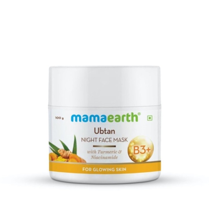 Mamaearth Ubtan Night Face Mask with Turmeric & Niacinamide