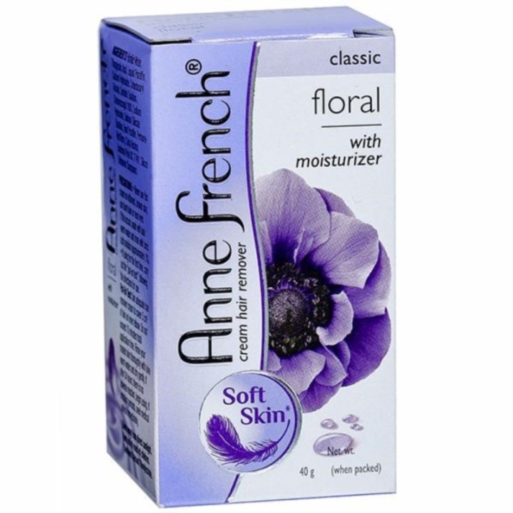 Anne French Cream Hair Remover Classic Floral with Moisturizer 40g
