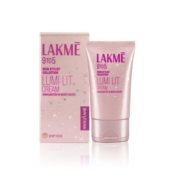 Lakme Lumi Lit Cream - Dewy Rose Shine (30g)