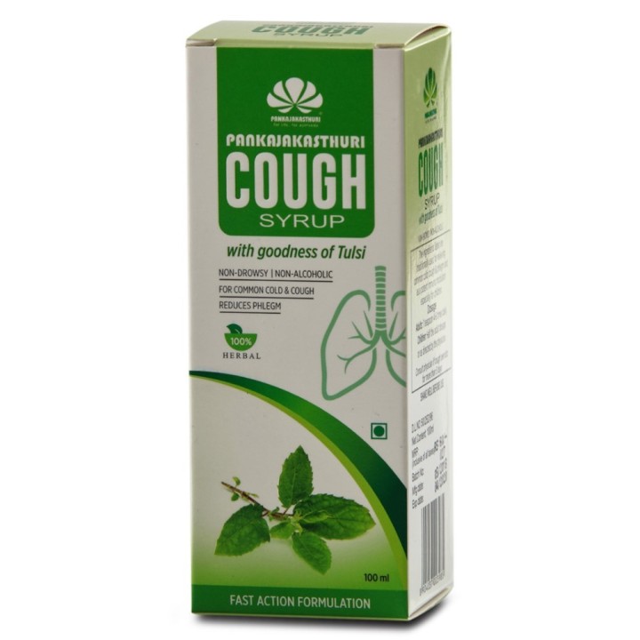 Pankajakasthuri Sugar Free Cough Syrup with Goodness of Tulsi