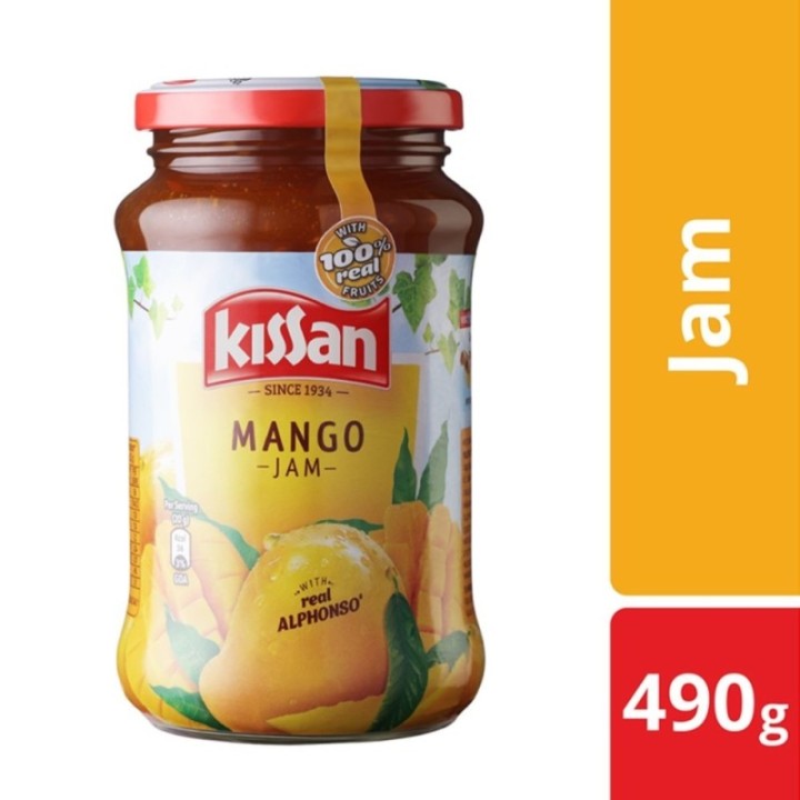 Kissan Mango Jam with Real Alphonso 490g