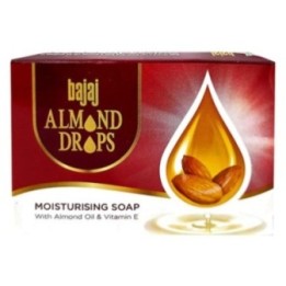 Bajaj Almond Drops Moisturising Soap with Almond Oil & Vitamin E 125g