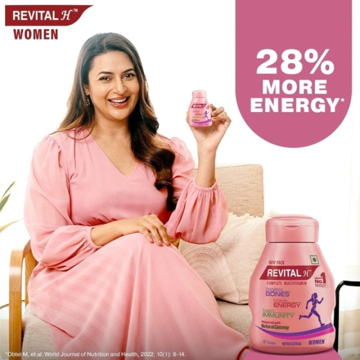Revital H Woman for Daily Health, 30 Tablets (with Calcium, Vitamins