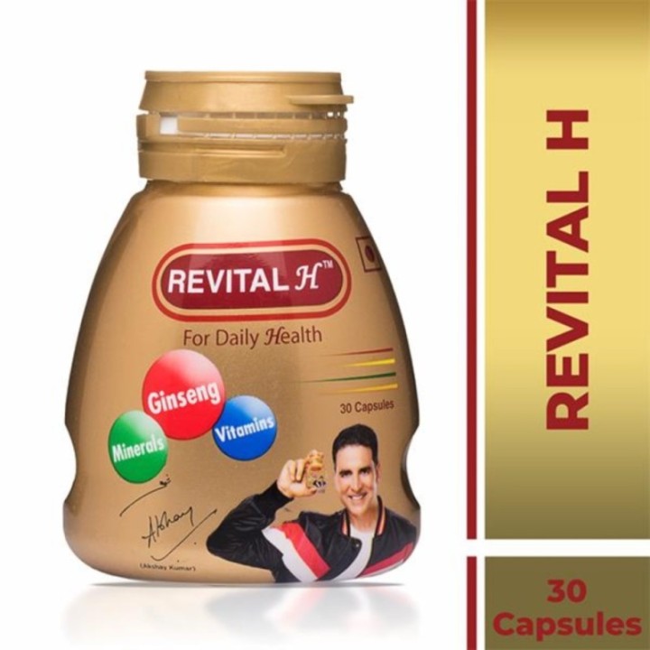 Revital H Men for Daily Health, 30 Capsules (with Ginseng, Minerals