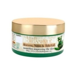 Khadi Organique Aloevera, Neem & Tulsi Gel - Nourishes & Improves