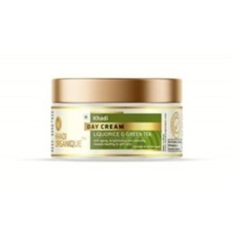 Khadi Organique Liquorice & Green Tea Day Cream - Protects Skin