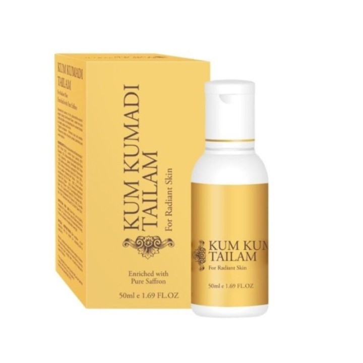Vasu Kumkumadi Tailam for Radiant Skin, Enriched with Pure Saffron