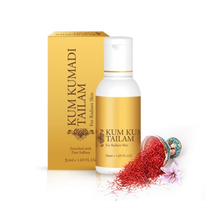 Vasu Kumkumadi Tailam for Radiant Skin, Enriched with Pure Saffron