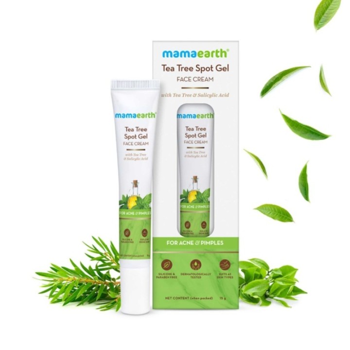 Mamaearth Tea Tree Spot Gel Face Cream with Tea Tree & Salicylic