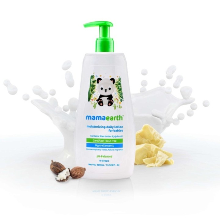 Mamaearth Moisturizing Daily Lotion for Babies with Shea Butter