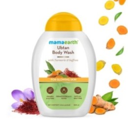 Mamaearth Ubtan Body Wash with Turmeric & Saffron, for Glowing Skin