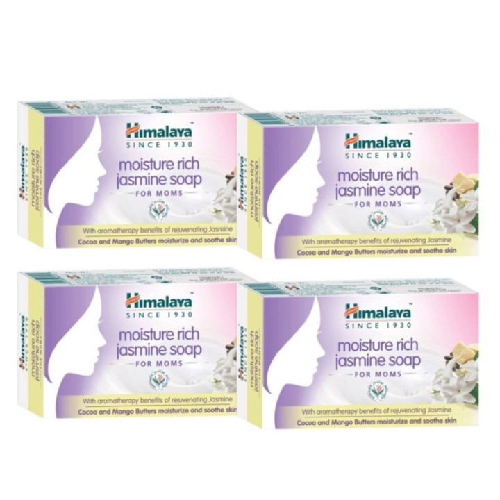 Himalaya Moisture Rich Jasmine Soap for Moms, Each, with Aromatherapy
