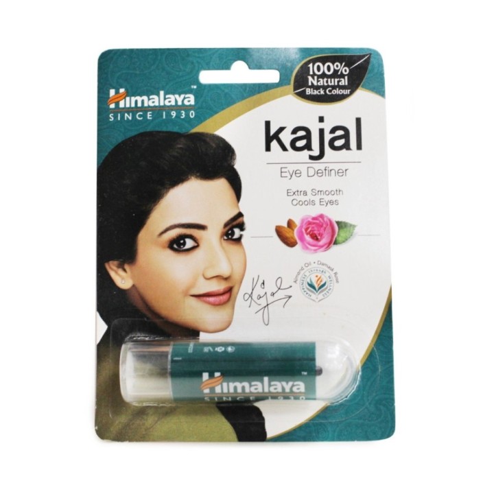 Himalaya Eye Definer Kajal 100% Natural Black Color, Extra Smooth
