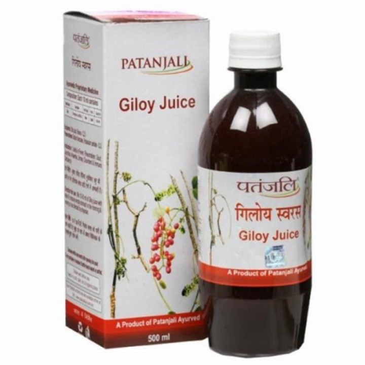 Patanjali Giloy Juice - Pure, Natural & 100% Ayurvedic Juice 500ml
