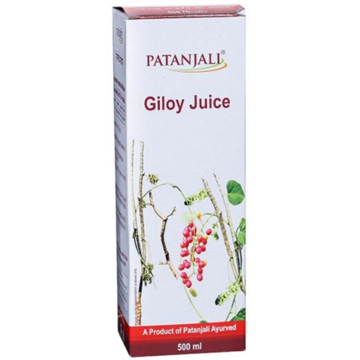 Patanjali Giloy Juice - Pure, Natural & 100% Ayurvedic Juice 500ml