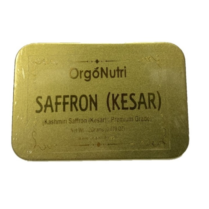 Orgonutri Premium Quality Kesar (Saffron) from Kashmir, India, 2Gms
