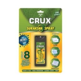 Crux Suraksha Spray - for Cold and Cough, Nasal Congestion, Allergic