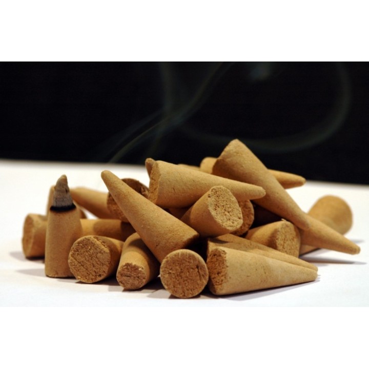 Satvik Musk Incense Cones for Puja and Prayer 200g