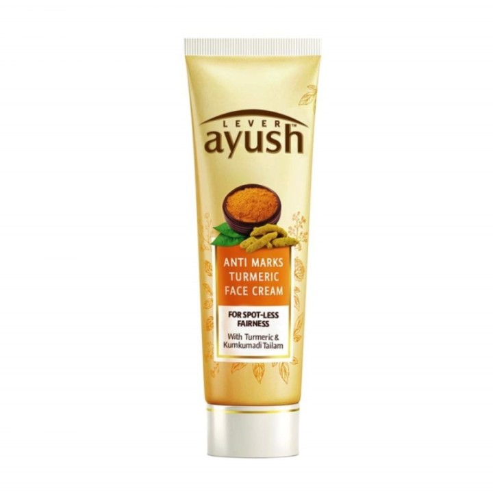 Lever Ayush Anti-Marks Turmeric Face Cream, for Spot-Less Fairness