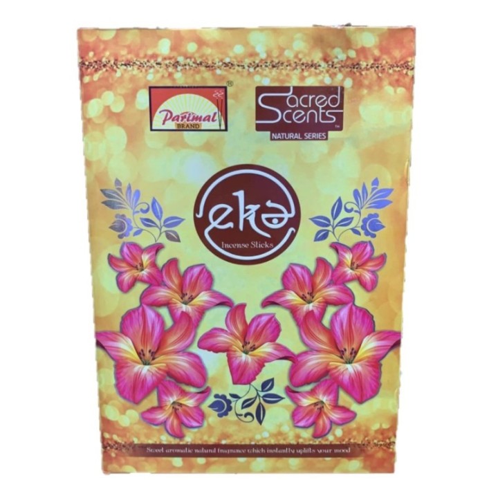 Parimal Sacred Scents Eka Incense Sticks for Pooja and Prayer 6 Packs