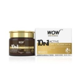 Wow Skin Science 10 in 1 Active Day Cream - with SPF 20, with Cocoa