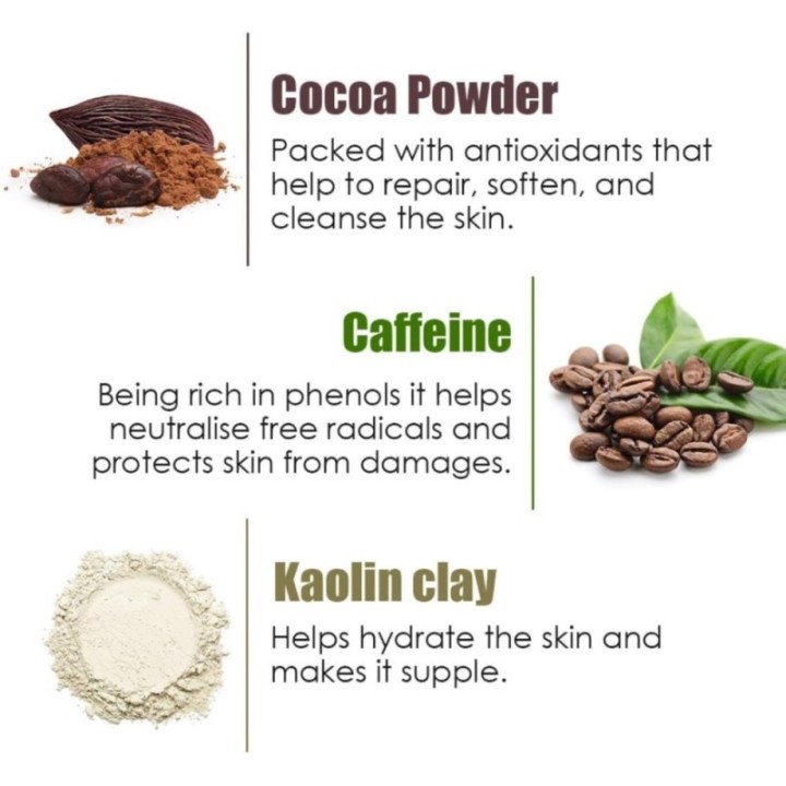Wow Skin Science Chocolate Caffeine Face Mask - with Cocoa Butter