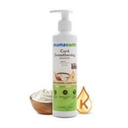 Mamaearth Curd Smoothening Shampoo With Curd & Keratin (250ml)