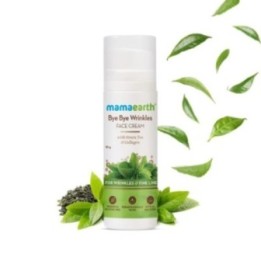Mamaearth Bye Bye Wrinkles Face Cream With Green Tea & Collagen (30g)