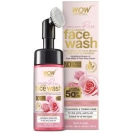 Wow Skin Science Himalayan Rose Foaming Face Wash, +, with Built-In