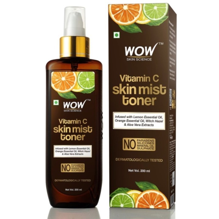 Wow Skin Science Vitamin C Skin Mist Toner - to Help Brighten