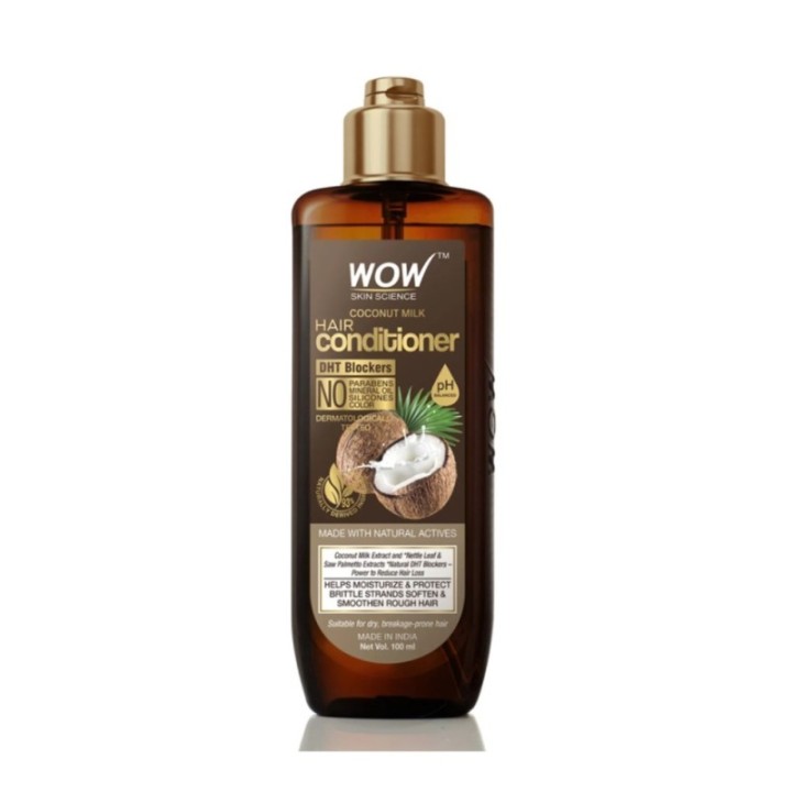 Wow Skin Science Coconut Milk Hair Conditioner - Helps Moisturize