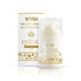 Vasu Age Revitalizing Night Cream - Enriched with Kumkumadi Tailam