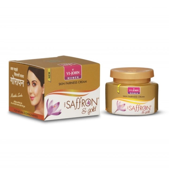 Vi-John Women Skin Fairness Cream, with Saffron and Gold 50g