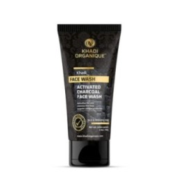Khadi Organique Activated Charcoal Face Wash - Detoxifies the Skin