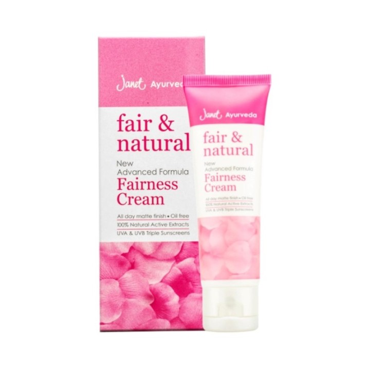 Janet Ayurveda Fair &Amp; Natural New Advanced Formula Fairness Cream