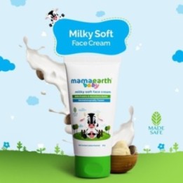 Mamaearth Milky Soft Natural Baby Face Cream (60g)