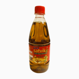 Satvik Pure Kachi Ghani Cold Pressed Mustard Oil (500ml)