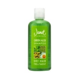 Janet Ayurveda Green Aloe Shampoo - Dry Hair Treatment 300ml