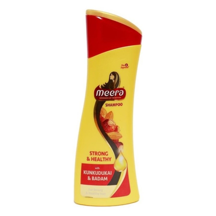 Meera Strong &Amp; Healthy Shampoo - with Kunkudukai &Amp; Badam