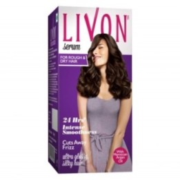 Livon Serum for Rough &Amp; Dry Hair - with Moroccan Argan Oil, 24Hrs