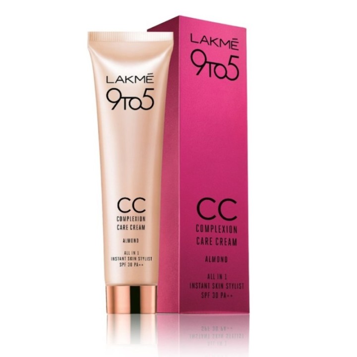 Lakme 9 to 5 Cc Complexion Care Cream SPF 30 PA++, (04 Almond) All